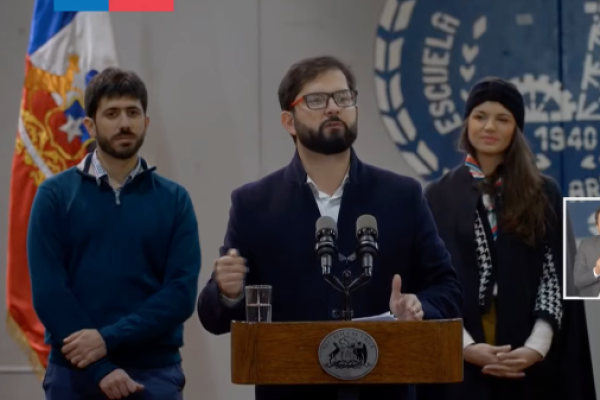 <p>Ahora en DF | El Presidente Gabriel Boric llama a la no politización en elección de consejeros constitucionales</p>