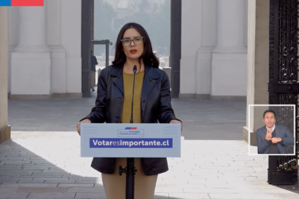 <p>Ahora en DF | Ministra Vallejo entrega primer balance de la jornada de elecciones del Consejo Constitucional</p>