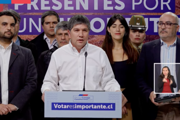 <p>Ahora en DF | Subsecretario Monsalve entrega primer balance de seguridad durante las elecciones</p>