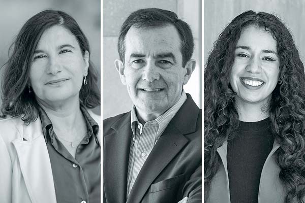 <p>Jeannette Escudero directora ejecutiva de Talento Digital para Chile. Hernán Orellana asesor de Transformación Digital y director de Bci. Rocío Ortiz jefa de Industrias del Futuro del Centro de Innovación UC.</p>