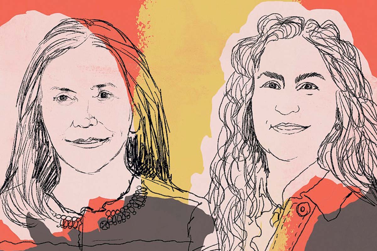<p>Paola y Gabriela Luksic. </p>