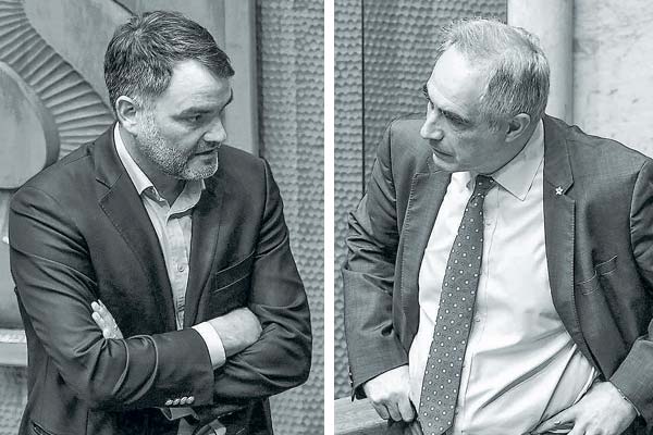 <p>Javier Macaya, presidente UDI. Francisco Chahuán, presidente RN. Foto: Agencia Uno</p>