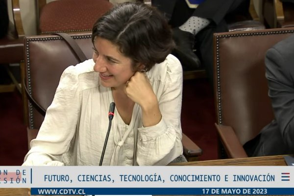 <p>La ministra de Ciencia, Tecnología, Conocimiento e Innovación en la Comisión Futuro de la Cámara.</p>