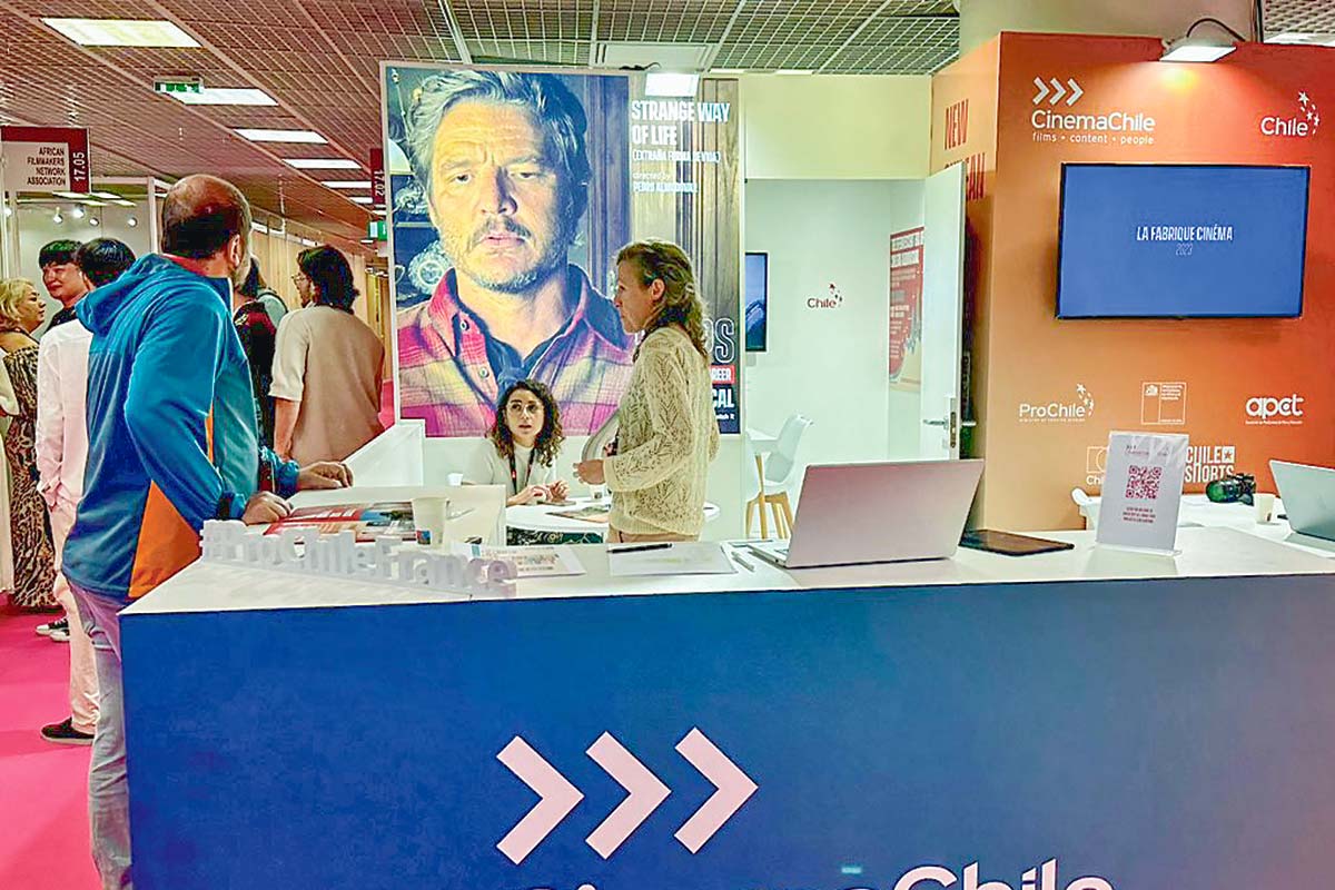 <p>Pedro Pascal no estuvo en la alfombra roja de Cannes, pero sí en el stand de Cinema Chile</p>