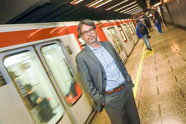 <p>Guillermo Muñoz, presidente del directorio de Metro. Foto: Julio Castro</p>