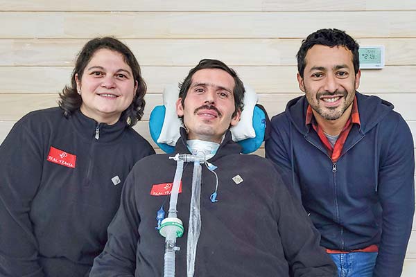 <p>Marta Lorenzini, Nicolás Mendoza y Pablo Alarcón, de Real Travel.</p>
