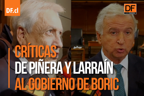 <p>Ahora en DF | Críticas de Piñera y Larrain al gobierno de Boric: seguridad pública, política del litio y crecimiento económico</p>