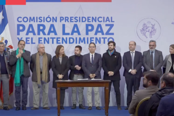 <p>Ahora en DF | Presidente Boric lanza Comisión para la Paz en la Macrozona Sur</p>