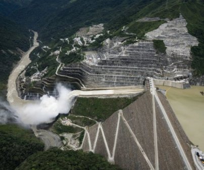 Colombiana EPM instaló la cuarta unidad de rotor de generación de energía en Hidroituango