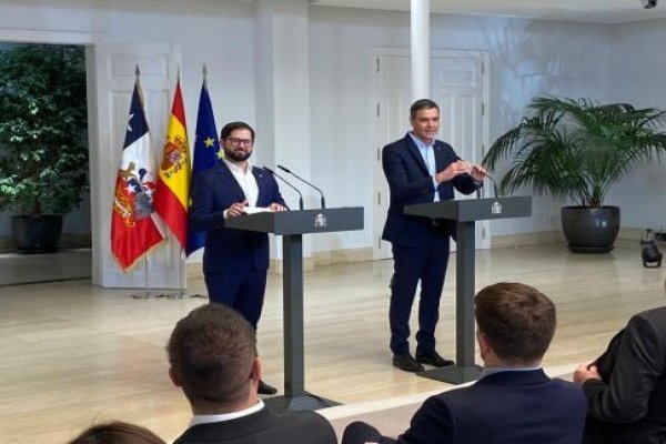 <p>Tras encuentro con Boric en la Moncloa, Sánchez compromete pronta ratificación de acuerdo de modernización con UE</p>