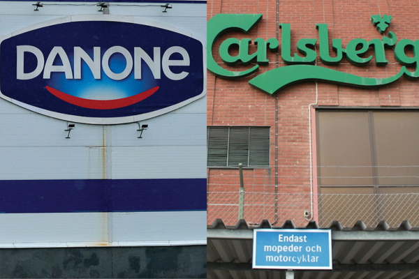 <p>Gobierno ruso toma el "control temporal" de activos de marcas Danone y Carlsberg</p>