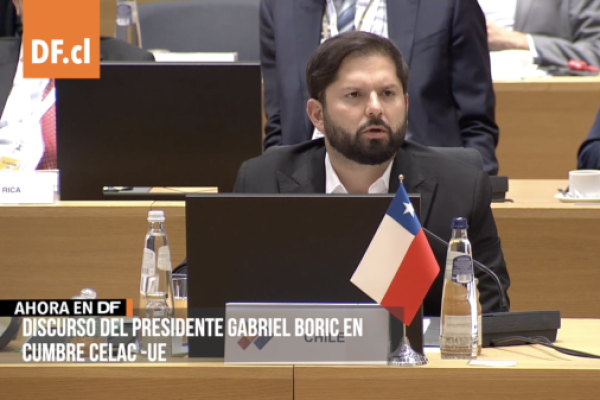 <p>Ahora DF | Discurso del Presidente Gabriel Boric en segunda jornada de la Cumbre CELAC -UE</p>