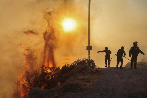 <p>Incendios forestales en Grecia.</p>