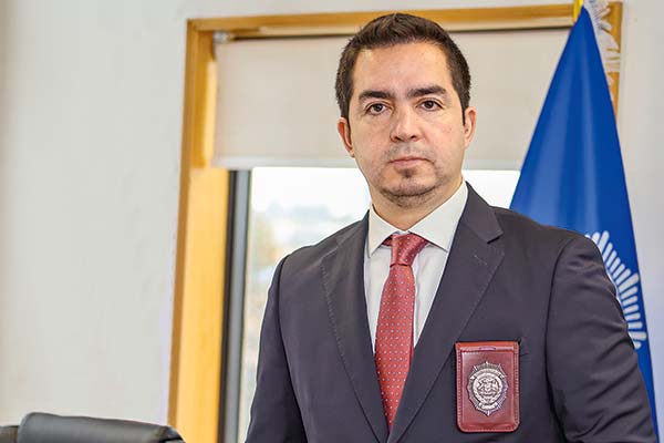 <p>Prefecto Maximiliano Macnamara, jefe nacional de Cibercrimen de la PDI.</p>