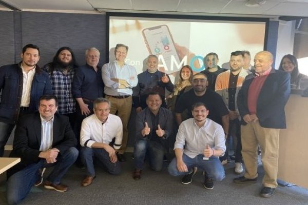 <p>Equipo de ColaboraMed en las oficinas de Microsoft.</p>
