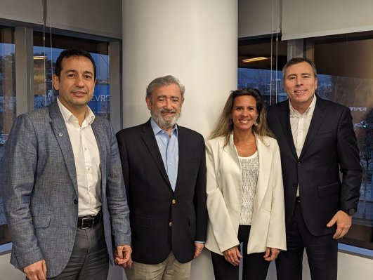 <p>Los nuevos integrantes del Comité Ejecutivo de la ACTI.</p>