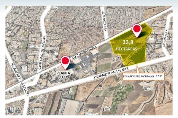 <p>Se afina compra de terreno de CCU en Quilicura: nuevo dueño levantará parque logístico por US$ 180 millones</p>