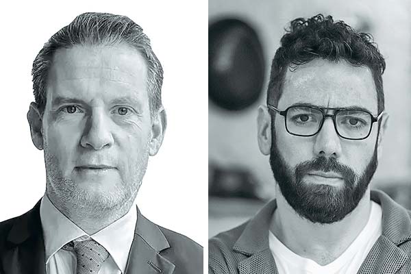 <p>Ariel Sauer y Rodrigo Topelberg, socios de Factop. Fotos: Julio Castro y Archivo</p>