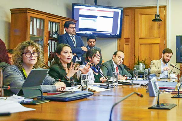<p>Daniela Caldana, Macarena Lobos, y Javiera Martínez han expuesto ante la comisión investigadora.</p>