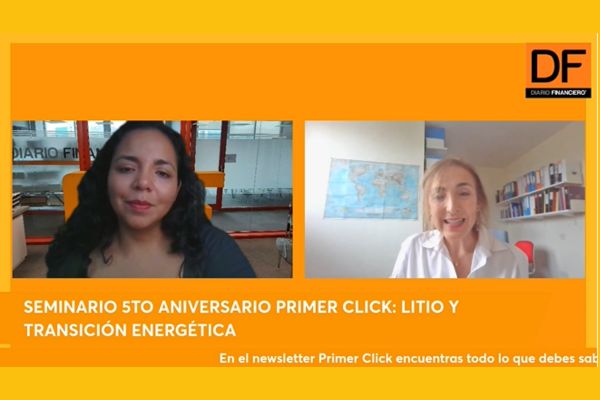 <p>Seminario 5to aniversario Primer Click: Litio y transición energética</p>