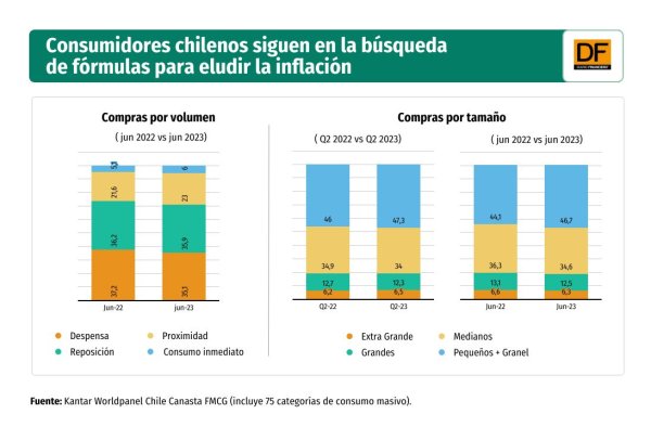 <p>DATA DF | Consumidores chilenos siguen en la búsqueda de fórmulas para eludir la inflación</p>