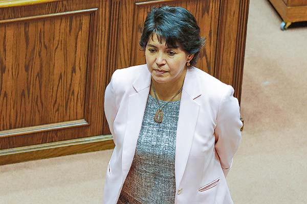 <p>Yasna Provoste, jefa del comité de senadores de la DC. Foto: Agencia Uno</p>