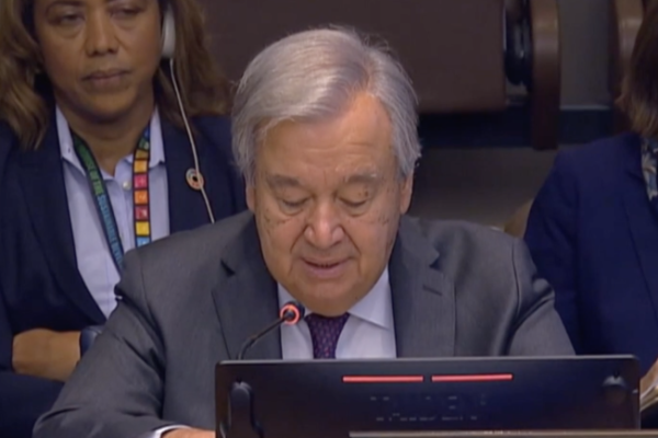 <p>Ahora en DF | Secretario general de la ONU advierte que "la humanidad ha abierto las puertas del infierno"</p>