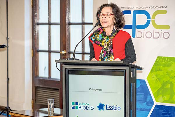 <p>La presidenta del Banco Central, Rosanna Costa, expuso este miércoles en la región del Biobío.</p>
