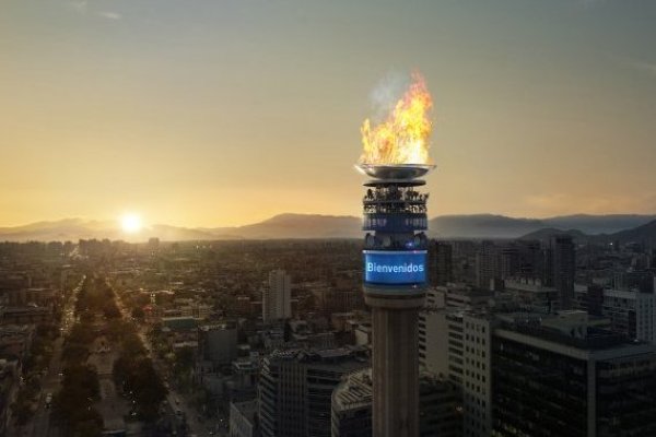 IA convertirá a la Torre Entel en "la antorcha más grande del mundo" para dar la bienvenida a Santiago 2023