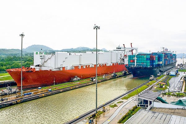 DFCumple35 | La sequía limita el paso marítimo en el Canal de Panamá