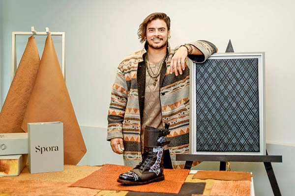 Hernán Rebolledo (31): “Tenemos el mejor material del mundo como alternativa al cuero animal sintético”