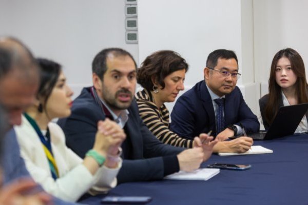 <p>Los ministros Grau y Etcheverry lideraron el encuentro. </p>