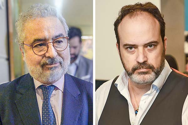 <p>El abogado Luis Hermosilla. El socio de Factop, Daniel Sauer. Fotos: Agencia Uno y Julio Castro</p>