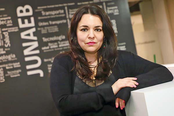 <p>Directora nacional de Junaeb, Camila Rubio. Foto: Julio Castro.</p>