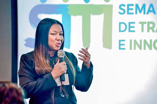 <p>Almesha Campbell, presidenta de AUTM </p>