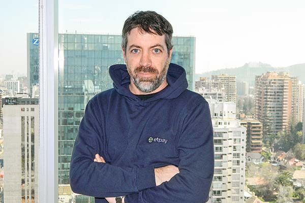 <p>El CEO de ETPay, Rodrigo García. </p>