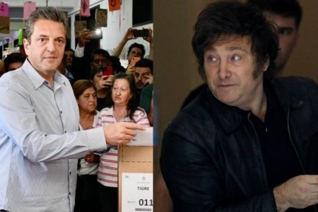 Votan los candidatos: Massa apuesta por "relaciones maduras" con todos los países; Milei dice que es hora de "que hablen las urnas"