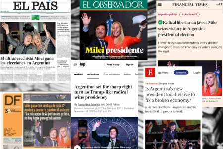 El triunfo de Milei en los medios internacionales