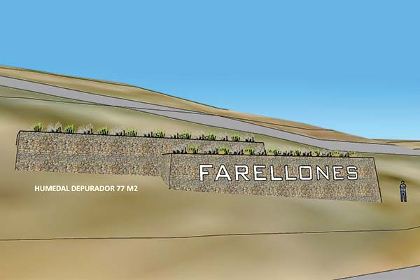 Farellones busca tratar aguas servidas con humedal artificial