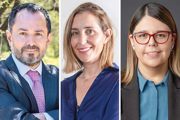 <p>Rodrigo Reyes, director Jurídico de Prelafit Compliance. Francisca Franzani, directora Compliance AZ. Rebeca Zamora, socia del Grupo HD.</p>