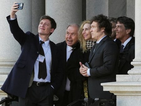 Javier Milei deja la Casa Blanca tras sostener un "excelente" encuentro con altos funcionarios estadounidenses