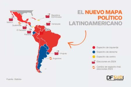Cómo quedó el mapa político de América Latina 2023 y qué países tienen elecciones el próximo año
