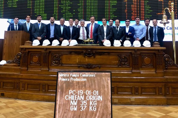 Minera Pampa Camarones recauda US$ 5 millones en su apertura en bolsa