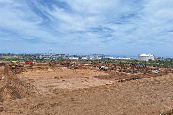 Desaladora en Puchuncaví supera escollos: presenta avance de casi 40% en la planta y espera iniciar operaciones a fines de 2025