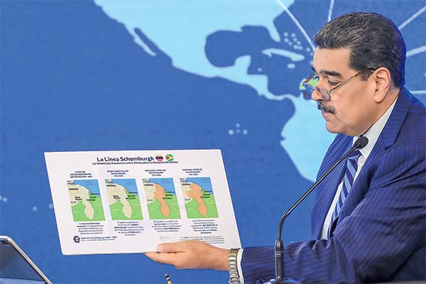 <p>Venezuela ordena perforar petróleo en territorio controlado por Guyana</p>