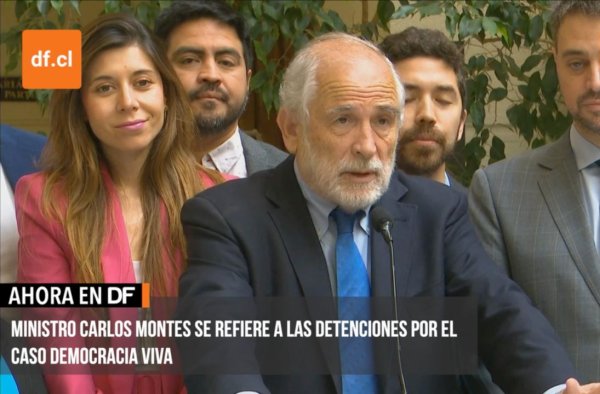<p>Ahora en DF | Montes tras detención de Contreras y Andrade: "Nos parece muy bien que el caso avance"</p>