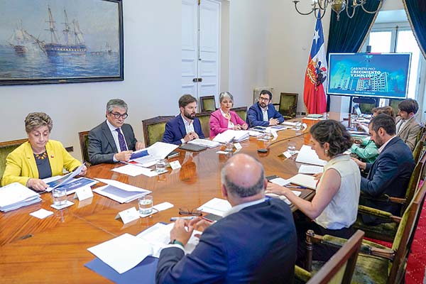 <p>Su segunda sesión sostuvo este jueves el gabinete procrecimiento. Foto: Presidencia</p>