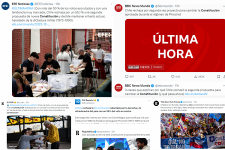 Plebiscito en Chile en los ojos del mundo: principales medios de comunicación destacan el rechazo al nuevo proyecto