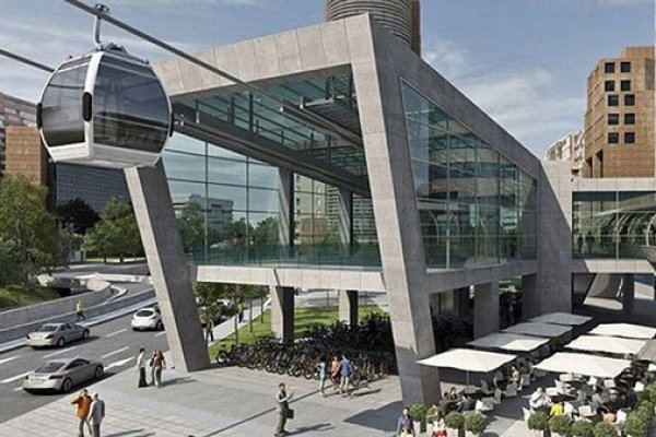 <p>Comienza la construcción del Teleférico Bicentenario, que unirá a la comuna de Huechuraba con Providencia en 13 minutos</p>