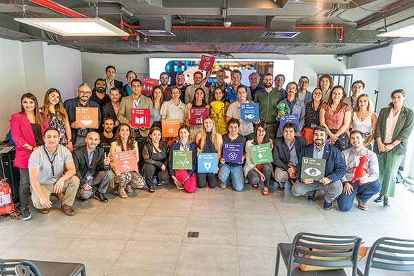 <p>Startups de ClimaTech y ejecutivos de Bci.</p>
